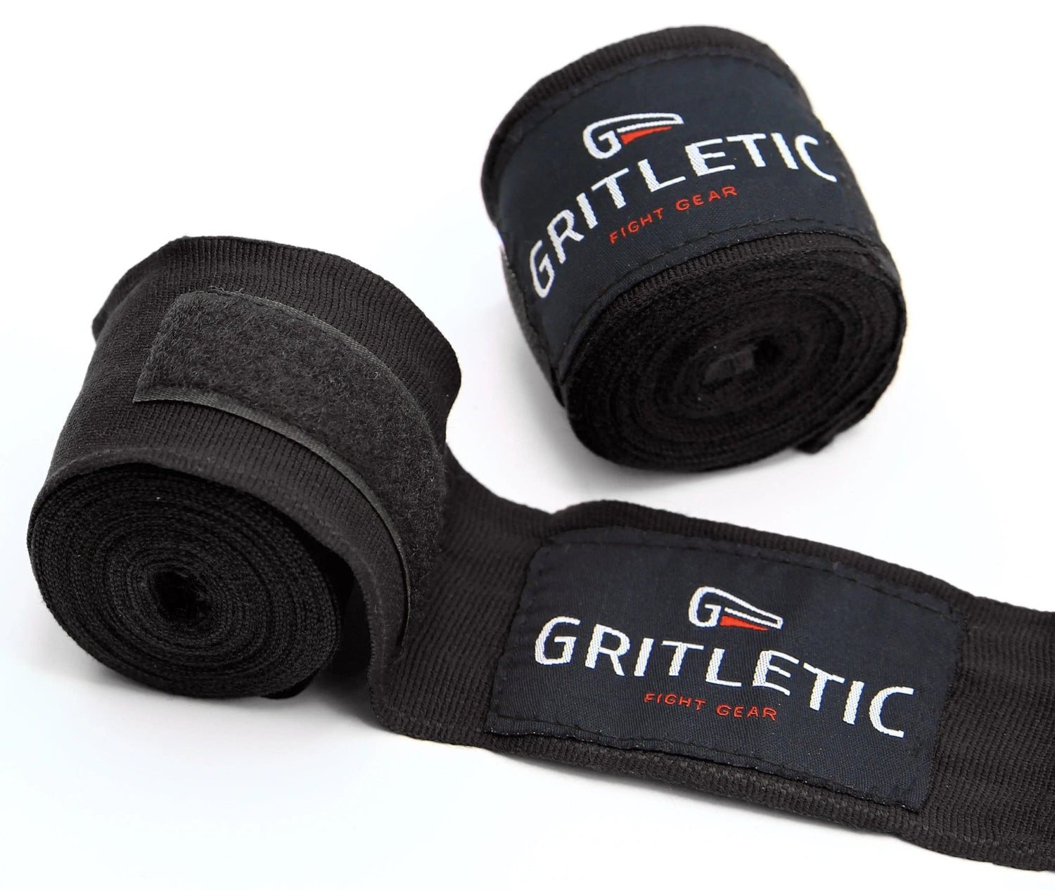 Gritletic Boxing Hand Wraps- Made from Premium black Cotton Blended Fabric