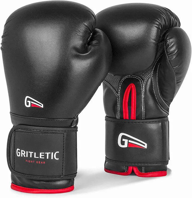 Gritletic Boxing & MMA Training Gloves-Black