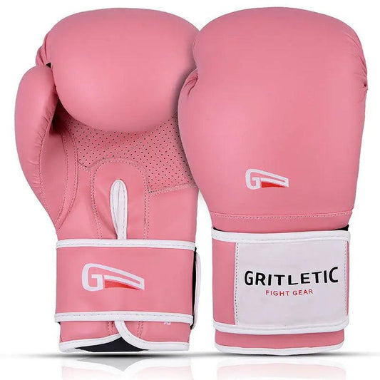 Gritletic Women's Pink Boxing Training Gloves - Gritleticstore